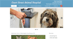 Desktop Screenshot of courtstreetanimalhospital.com